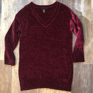 Maroon sweater dress💫